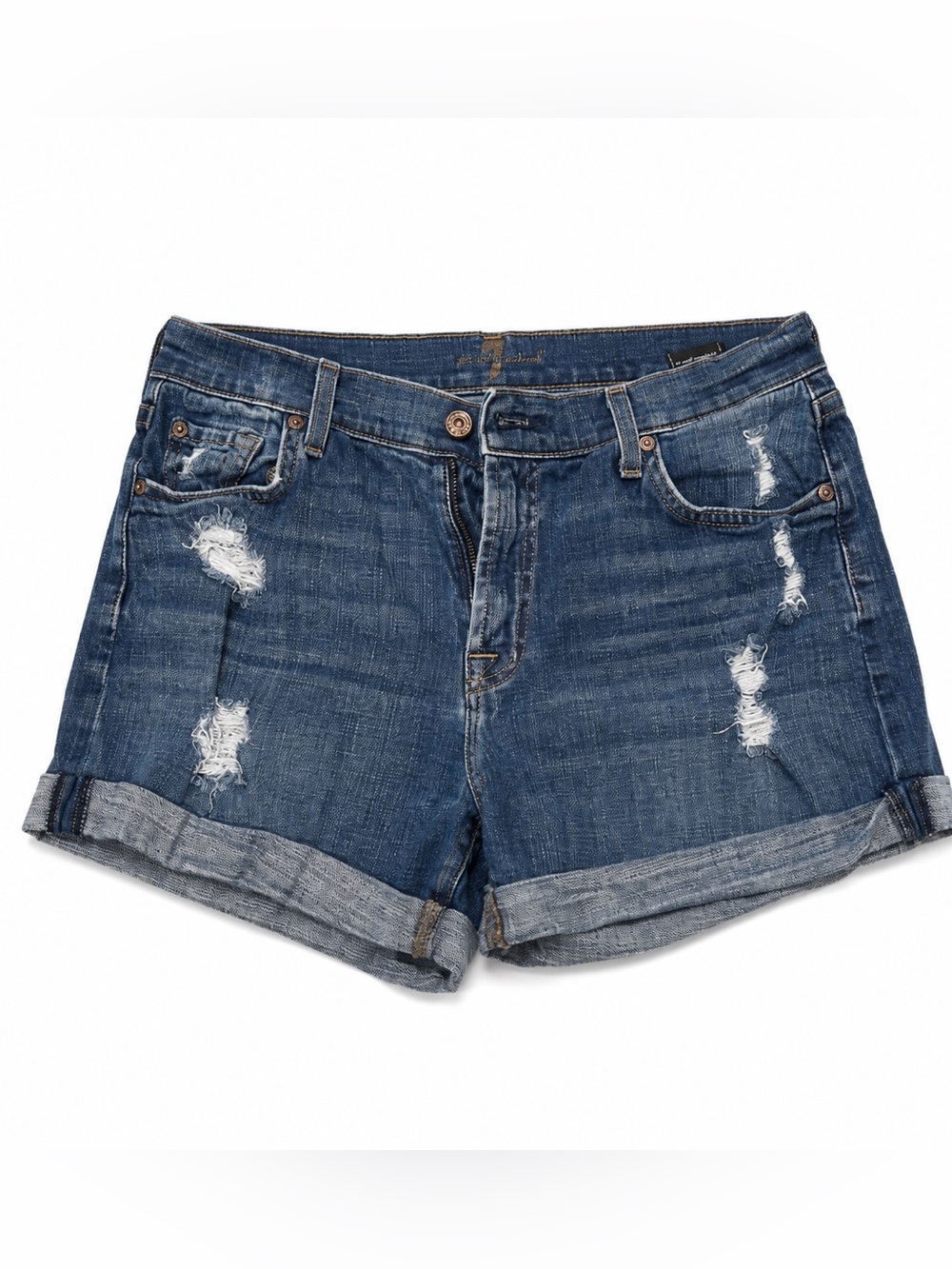 7 for all mankind denim shorts